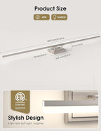 VOLISUN Modern Bathroom Vanity Light 48 inch, 40W Dimmable 5CCT Led Bathroom - Image 5