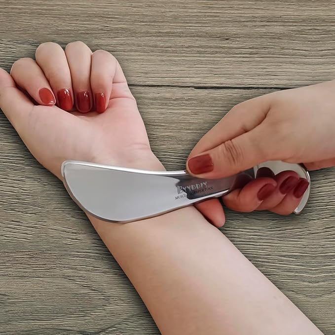 BYYDDIY 5 in 1 Stainless Steel Gua Sha Muscle Scraper Tools Kit, Scraping - Image 2