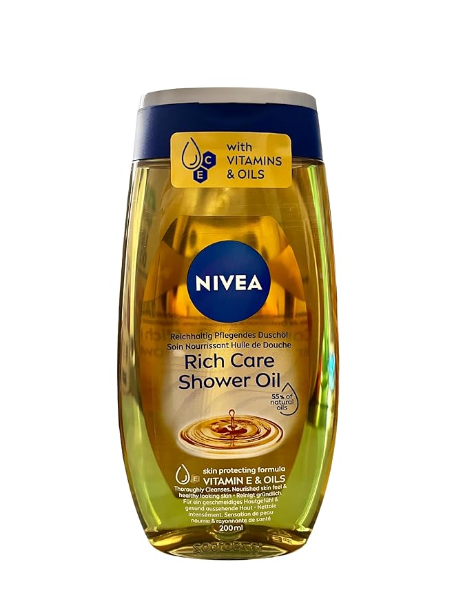 Nivea Shower Oil Natural Caring 200ml - Image 6