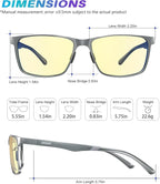 ANYLUV Blue Light Glasses Men, Relieve Eyestrain and Eye Protection, Al-Mg - Image 4