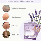 Epielle Relaxing Foot Mask 6 Pairs, Soften and Restore - Image 5