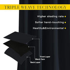 NICETOWN Blackout Curtain Panels 72 inches - Image 4