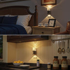 Briignite Flameless Candle Night Light, Bubble Night Lights Plug into Wall - Image 4