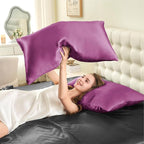 INFIIXSO Mulberry Silk Pillow Case King Size, Silk Pillowcase - Image 7