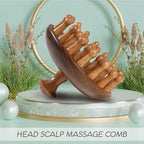 Wooden Scalp Massage Comb - Image 2