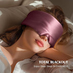 YFONG 100% Mulberry Silk Sleep Mask, Total Blackout Silk Eye Mask - Image 3