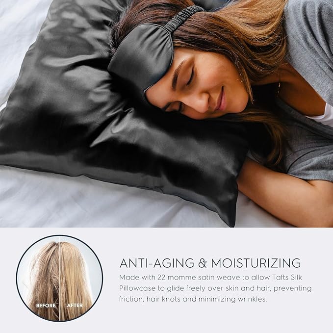 TAFTS 22mm 100% Pure Mulberry 6A Silk Pillowcase - Image 3