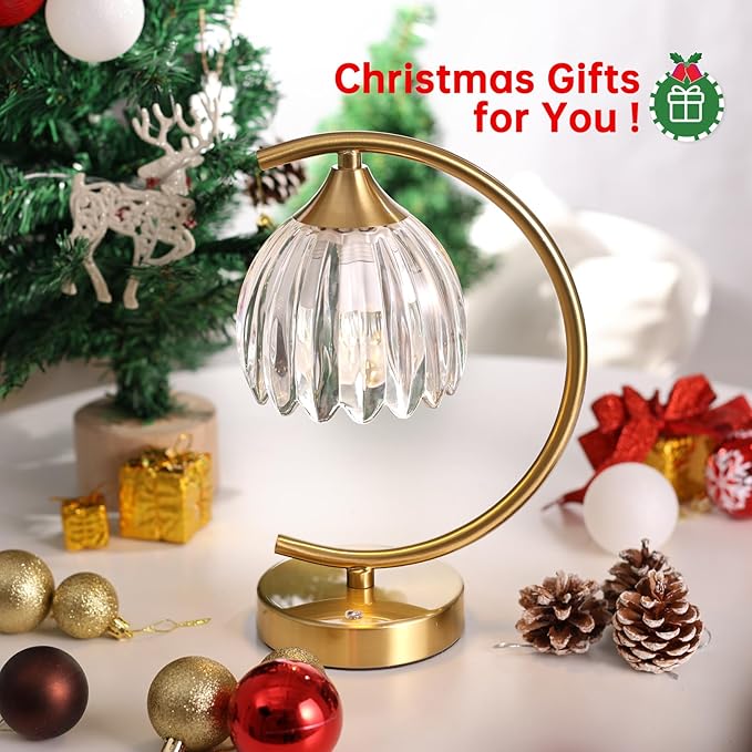 Tulip Table Lamp with 5200mAh Battery & Touch Control, Cordless Lamp with 3 - Image 9