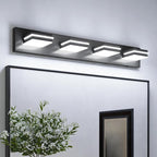 VOLISUN Modern 30-Inch Black Bathroom Vanity Light Fixtures, Cool White LED - Image 6