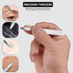 HANTEKAS Travel Manicure Set Professional Nail Clipper Kit-5 Pieces Stainless - Image 6