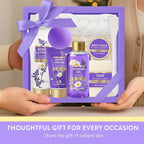 Spa Luxetique Gifts for Women Relaxing Lavender Gift for Womens 8pcs Spa Gift - Image 8