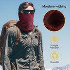 TICONN Neck Gaiter Face Cover Scarf, Neck Warmer Breathable Sun & Wind-proof - Image 3
