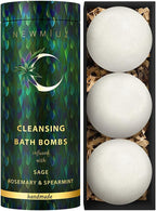 Sage Bath Bombs Spiritual Bath Energy Clearing Protection Shielding Smokeless by NewMiuz