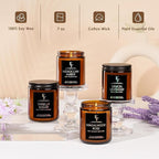 Scented Candles for Home Scented Aromatherapy Candles, 4 Pack 28 Oz Soy Wax - Image 4