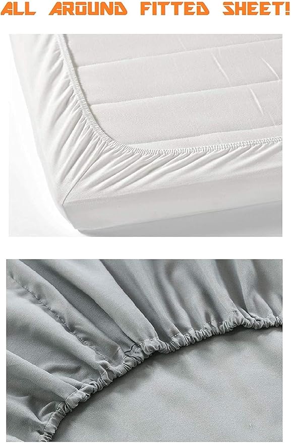 Elegant Comfort ® 1500 Thread Count ULTRA SILKY SOFT LUXURY 4 pcs Sheet set - Image 4