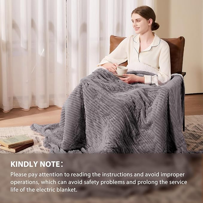 Homemate Electric Heated Blanket King Size - Image 6