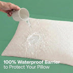 Premium Standard 20''x 26'' Waterproof Pillow Protector Covers - Image 3