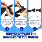 2 Pcs Resistance Band with Handles Chair Exercise Equipment - Image 5