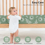 Baby Crib Sheets for Boys and Girls, 3 Pack Fitted Toddler Bed Sheets Neutral - Image 7