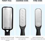 2 Pack Colossal Foot Files Kit Callus Remover Stainless Steel Dual Sided Foot - Image 2
