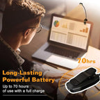 Rechargeable Book Light for Reading in Bed, Eye Caring Book Reading Lamp - Image 5