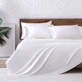 MR&HM Satin Bed Sheets, King Size Sheets Set by MRHM