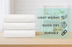 ZUPERIA White Bath Towels Bulk 36 Pack - Image 2