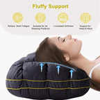 YOUR MOON Fluffy Support Bed Pillow Queen Size, Super Soft Premium - Image 9