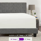 Full Fitted Sheet – Deep Pocket Full Size Fitted Sheets Only Real 16” Fitted - Image 4
