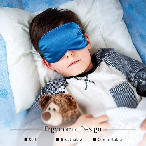 12 Pieces Silk Sleep Mask Pure Silk Sleep Eye Mask - Image 2