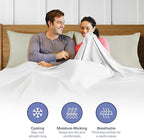 Kickoff Viscose Bamboo Pillowcase, 100% Organic Hidden Zippered Viscose Bamboo - Image 7