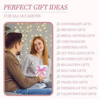 EXTALOW Spa Gifts for Women Bath and Body Gift Baskets Mothers Day Gift Rose - Image 5