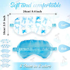 Cuffbow 6 Pack Plush Sleep Mask Set, Cute Plush Eye Masks - Image 2