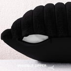 Pallene Faux Fur Plush Throw Pillow Covers 16x16 Set of 2, Luxury Soft Fluffy - Image 2