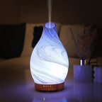 Essential Oil Diffuser, Art Glass Ultrasonic Aromatherapy Diffuser - Image 7