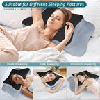 CHxxy Cervical Neck Pillow for Pain Relief Sleeping, Memory Foam Pillows - Image 3