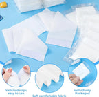 Noverlife 100PCS Disposable Spa Facial Headbands, Elastic Headband Wrap - Image 4