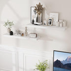 Fun Memories Floating Shelves for Wall, 36 x 9.3 Large Floating Shelf Wall - Image 2