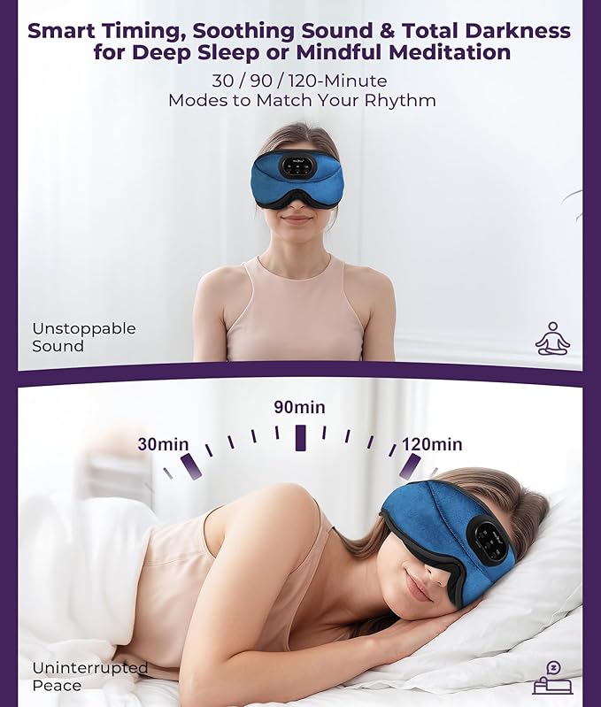 MUSICOZY 3D Bluetooth Sleep Mask - Image 2