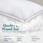 viewstar Bed Pillows Standard Sizes Set of 2, Hotel Quality Cooling Down - Image 5
