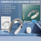 Neck Massager with Heat, Portable Cordless Neck Massager, Best Gifts - Image 8