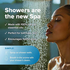 MOXE Breathe Shower Mist, Eucalyptus and Peppermint, Spa Steam Spray, Certified - Image 3