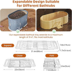 Expandable Bathtub Tray, Foldable Bath Tray - Image 4