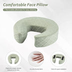 Massage Headrest for Bed, Adjustable Massage Face Cradle at Home, Portable - Image 9