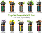 InnoGear Aromatherapy Diffuser & 10 Essential Oils Set, 400ml Diffuser - Image 7