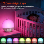 Sunrise Alarm Clock White Noise Machine, Sunset Simulation, 30 Soothing Sounds - Image 6