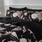 Yogeneg 7 Piece Bed in a Bag Queen Comforter Set Botanical Floral Bedding Set - Image 2