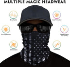 Venswell Neck Gaiter Face Mask Men Women, Seamless Bandana Rave Face Cover - Image 2