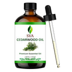 SVA Cedarwood Essential Oil – 4 Fl Oz – 100% Natural Cedar Juniperus Mexicana by SVAORGANICS