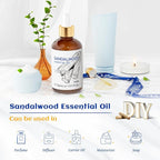 HIQILI Sandalwood Essential Oils 1 Fl Oz, 100% Pure Natural Therapeutic Grade - Image 5